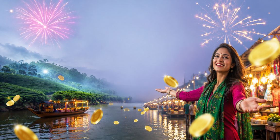 বরিশালে চা বাগানের পরিবেশে ডিপোজিট ও জ্যাকপট পুরস্কার উত্তোলনের দৃশ্য