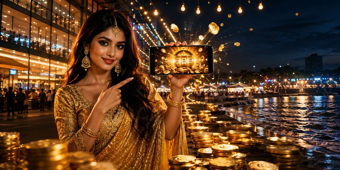 কক্সবাজারে শাড়ি পরিহিতা তরুণী মোবাইলে স্লট গেম খেলছেন