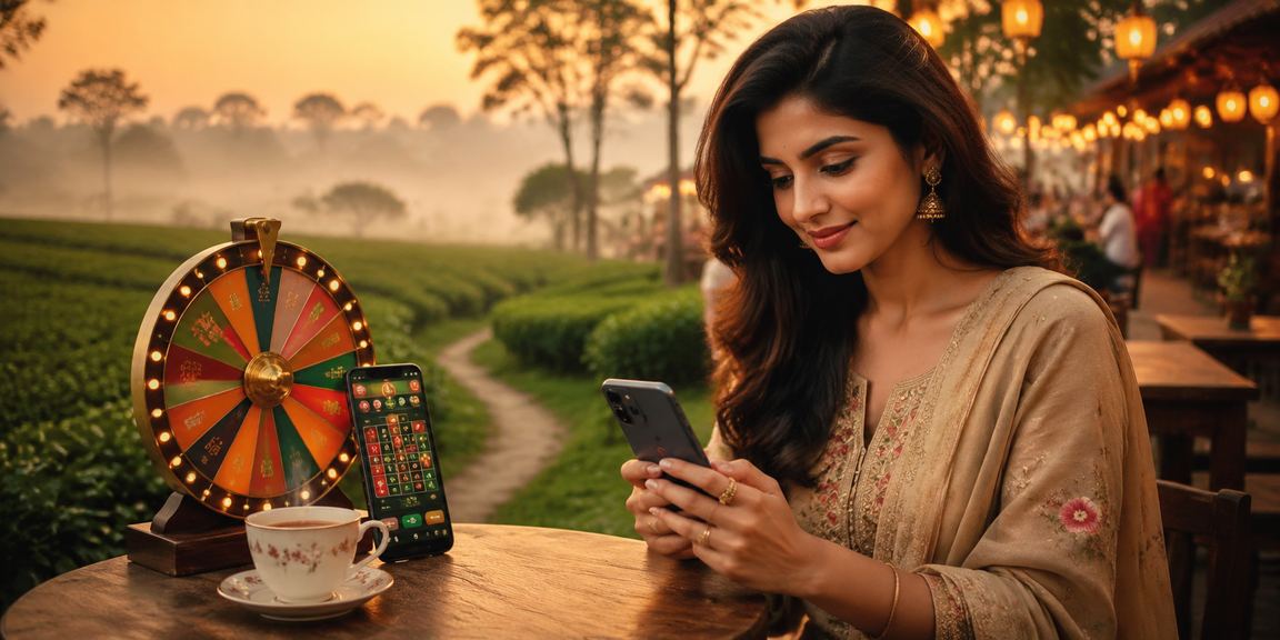 সিলেটের চা বাগানে লাকি ড্র ছবি